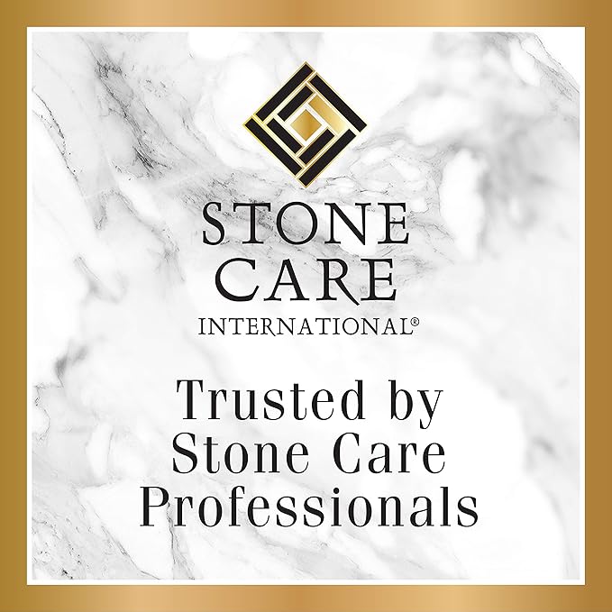 Stone Care International Daily Cleaner/Polish &amp Sealer Stone Care Kit for Granite Quartz Quartzite Limestone Countertops - No residue Superior Protection