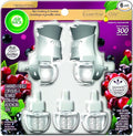 Air Wick Plug-in Scented Oil Kit Wild BerriesInfused With Natural Essential Oils 2 Plug-ins + 5 Refills