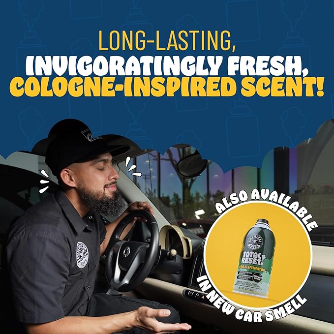 Chemical Guys Odor Eliminating Fogger 3 Pack – Black Frost Scent 3 Oz Each – Set-and-Forget System to Remove Smoke Pet Gym and Food Odors in Cars Trucks SUVs