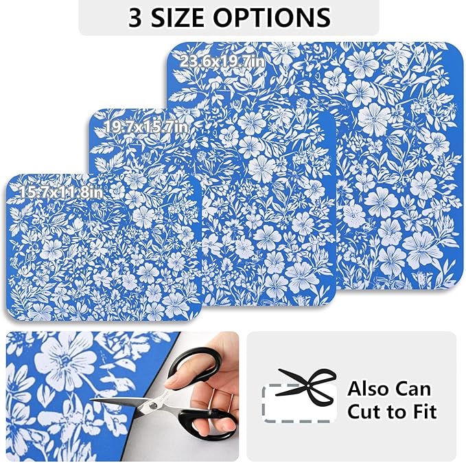 Peonies Violet Blue Dish Mat Absorbent Diatomaceous Earth Mat Dish Mat With Drying Rack Easy to Clean Dish Drainer Mat Kitchen Accessories
