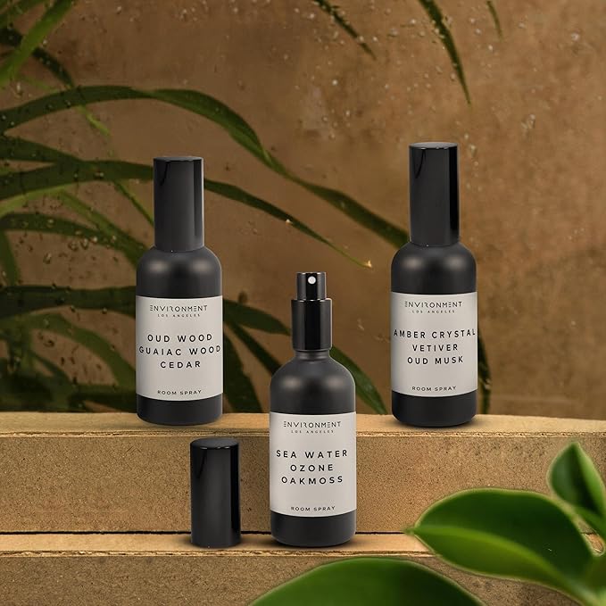 ENVIRONMENT Inspired by 5-Star Resort FMT Room Spray 100ml Air Freshener (Damask Rose | Vetiver | Guaiac Wood) Home Fragrance Accessories Room Perfume Room Deodorizer Vegan &amp Cruelty-Free