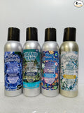 Smoke Odor Exterminator 198 gm/ 7 oz Large Spray Blue Serenity Set of Four Cans. Assortment (4) Includes Blue Serenity Sparkling Juniper Island Rain &amp Nag Champa.
