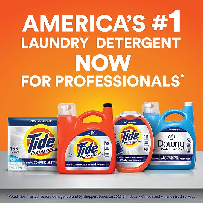 P&ampG Professional Tide Commercial Powder Laundry Detergent 155-173 loads 197 oz For Business Use (Packaging May Vary)