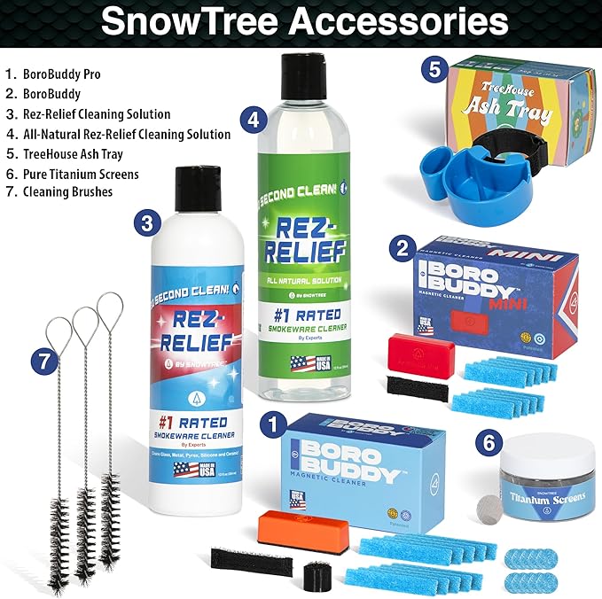 Magnetic Glass Cleaner BoroBuddy Pro | Cleans Hard to Reach Stains on Glass Ceramic Metal Pieces of All Shapes &amp Sizes | Glass Pieces Bottles Glassware | Free Scrubber Pads | Green