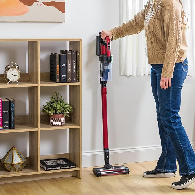 Bundle of IRIS USA Hydro-Clean 1000mL Chemical-Free Spot Cleaner for Carpet Upholstery Sofa Mattress + IRIS USA Cordless Vacuum Cleaner 50-Min Runtime 230W for Carpet Hard Floor Tile