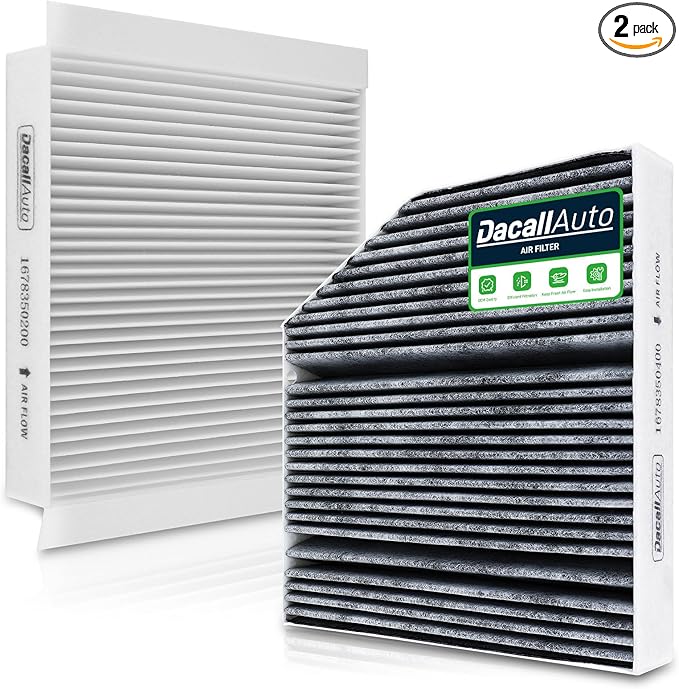 Engine &amp Cabin Air Filter Set for Mercedes 2.0L: GLE350 3.0L: GLE450/ GLE53 AMG/ GLS450 4.0L: GLE580/ GLE63 AMG S/ GLS580/ GLS63 AMG/Maybach GLS600. (2020-2025) Replace 1678350400 CU19014