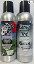 Smoke Odor Exterminator 198 gm/ 7 oz Large Spray Clothesline Fresh Set of Two Cans. Assortment (2) Includes Clothesline Fresh &amp Winter Wind.