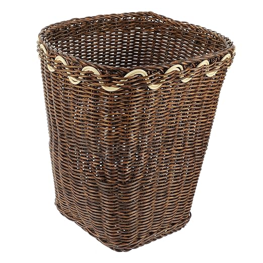 Bathroom Wastebaskets Decorative Trash Can Sturdy Abs Material Trash Container