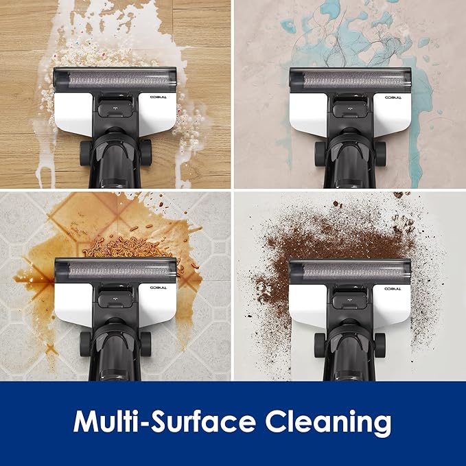 Tineco Floor ONE S3 Breeze Cordless Hardwood Floors Cleaner Lightweight Wet Dry Vacuum Cleaners for Multi-Surface Cleaning with Smart Control System