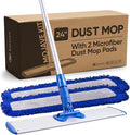 24 Mojave Microfiber Dust Mop System with 2 Dust Pads - Quickly Clean Hardwood Laminate Tile Stone Concrete