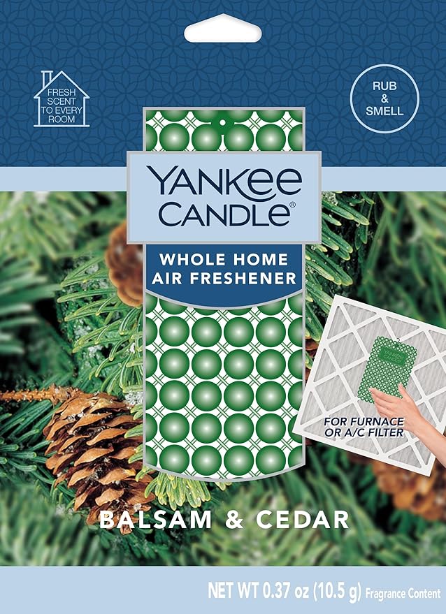 Yankee Candle Balsam Cedar Whole Home Air Freshener (Pack of 4)