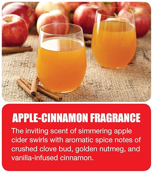 Big D 525 The D-Tower Refill Apple-Cinnamon Fragrance Red (Pack of 12) - Lasts up to 45 Days - Air freshener Ideal for restrooms Offices hallways Kitchens Bathroom Stalls