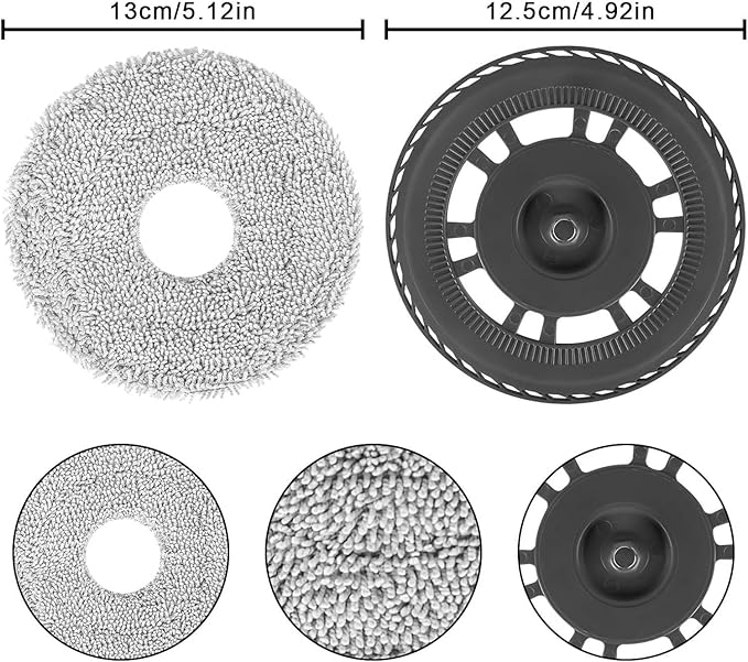 Compatible For Dreame X30/L10s Pro Ultra Heat X40/S30 Replacement Parts Accessories Mop
