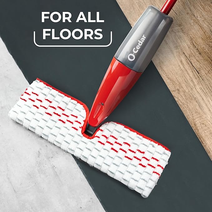 Vileda Spray mop with Tank for Wet Cleaning of Tiles parquet and Laminate Multicoloured