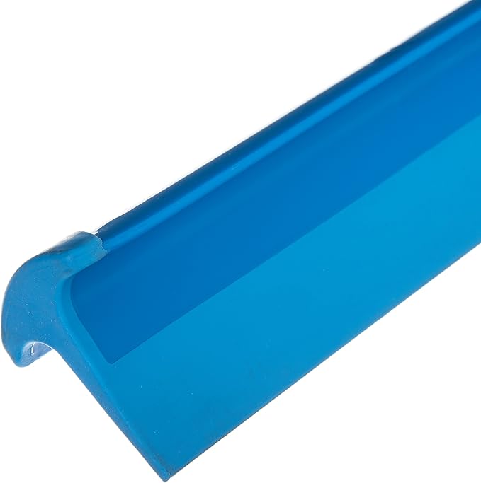 SPARTA 3656714 Plastic Floor Squeegee Shower Squeegee Heavy Duty Squeegee with Rubber Blade for Windows Glass Shower Doors Floors Windshields 20 Inches Blue (Pack of 2)