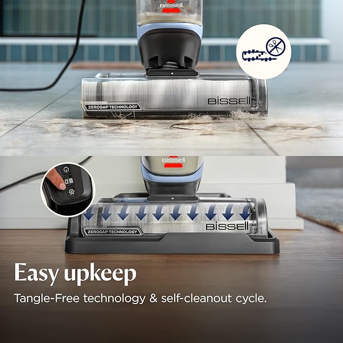 Bissell CrossWave Edge Floor Cleaner Wet Dry Vacuum Mop with Zero-Gap Edge Technology &amp Powerful Suction for Tile Floors and Stain Removal 4111A