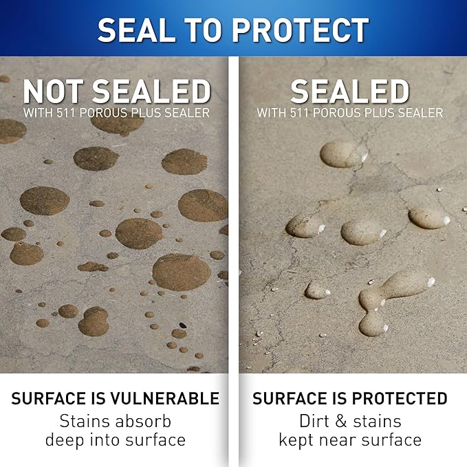 Miracle Sealants 511 Porous Plus Premium Countertop Stone and Tile Sealer Pint