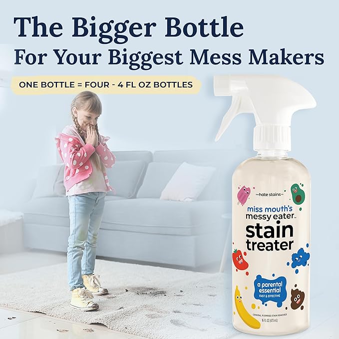Miss Mouth's Messy Eater Stain Treater and Messy Steppers Essentials Kit