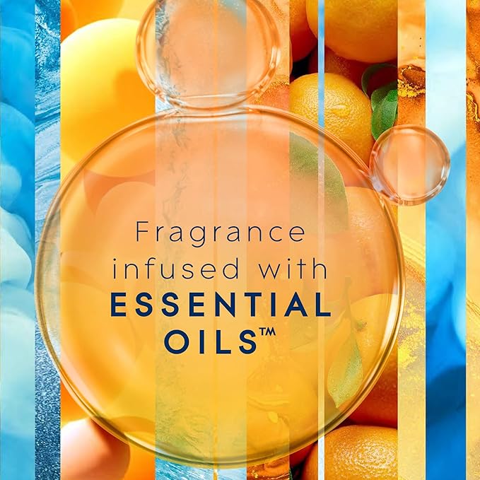 Glade PlugIns Refills Air Freshener Starter Kit Scented and Essential Oils for Home and Bathroom Coastal Sunshine Citrus 4.02 Fl Oz 2 Warmers + 6 Refills