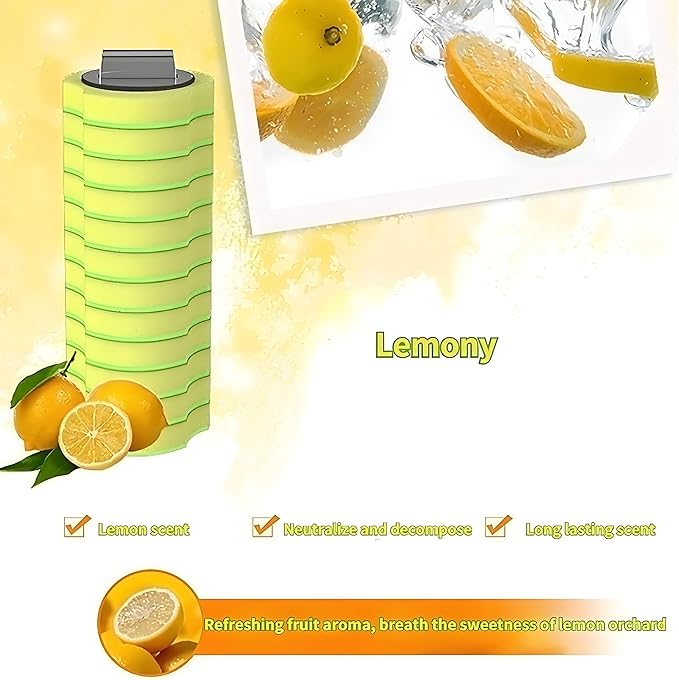 56 Count Toilet Bowl Wand Refills KIRIKIT Wall-Mounted Disposable Toilet Cleaner Brush Heads for Bathroom Toilet Scrubber Cleaning Accessories Lavender Lemon Ocean