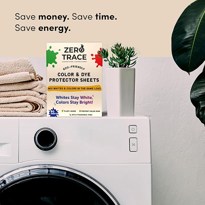 Zero Trace Color Catcher Sheets and Fresh Scent Laundry Bundle