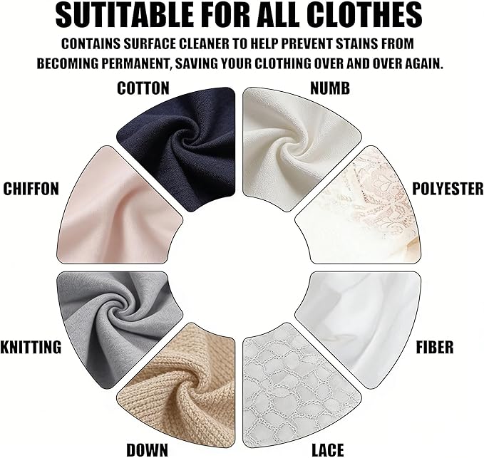 300ml Cleanse Natural Clothing EmulsifierNon Ionic Emulsifier Clothing CleanerPowerful Spot Remover Laundry Spray Fabric Conditioner Restore Faded Color (2PCS)