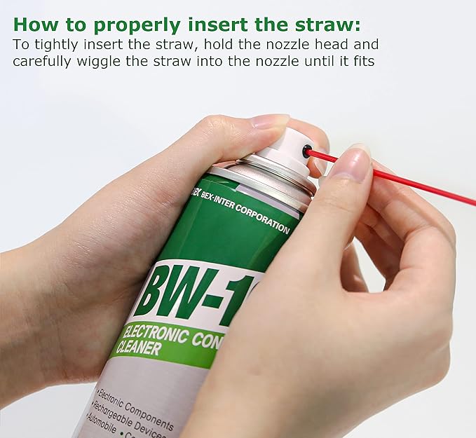 Non-Flammable Electronic Contact Cleaner Aerosol Spray- Safely Cleans Joycons Computers PCB and More - Removes dust Dirt and contaminants on Contacts - Quick Dry|8oz/225g |