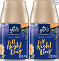 Glade Automatic Spray Refill Air Freshener for Home and Bathroom Fall Night Long 6.2 Oz 2 Count