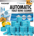 Automatic Toilet Bowl Cleaner TabletsBlue toilet seat Descale &amp Deodorize Septic-Safe Continuous Cleaning Fresh Scent Drop-In Tank Cleaner effective to use Works with Toilets 50 Pack-Fresh S