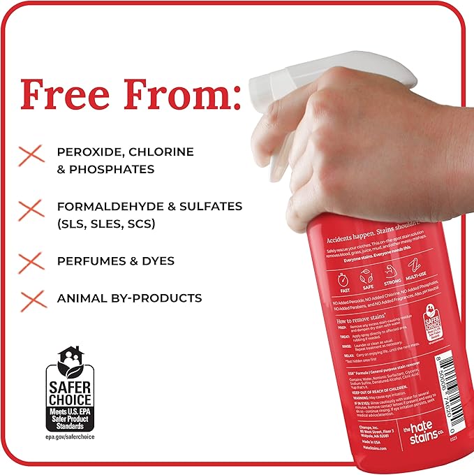 Miss Mouth's Messy Eater Stain Treater and Emergency Stain Rescue 16oz Bottle and Refill Bundle