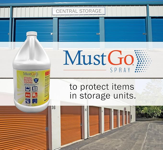 Spray Odor Eliminator - Controls Removes and Prevents Damp Musty Smells - 1 Gallon