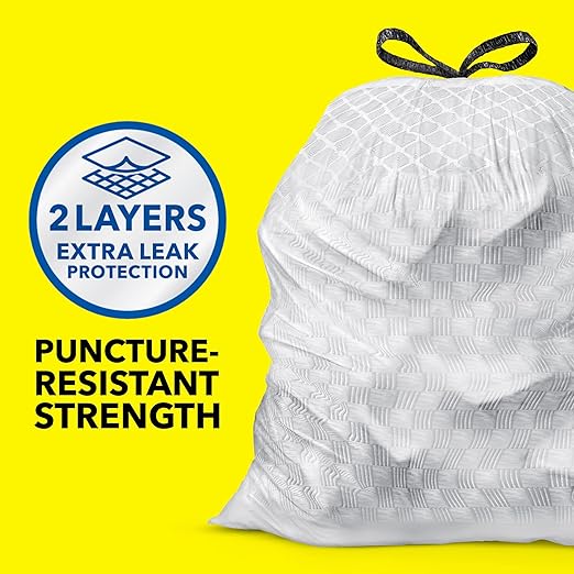 Glad ForceFlex Drawstring Trash Bags 13 Gal Fresh Clean 110 Ct Pack of 3 (Package May Vary)