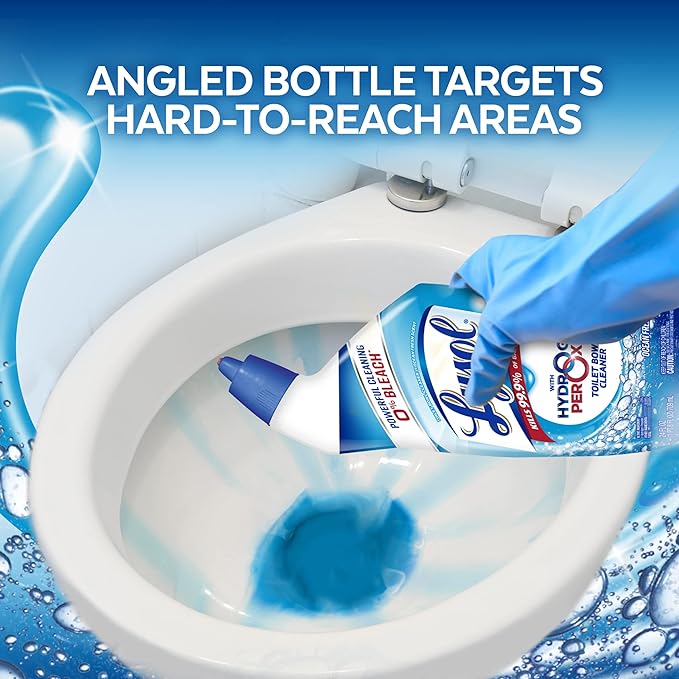 Lysol Bleach Free Hydrogen Peroxide Toilet Bowl Cleaner Fresh 24 oz (Pack of 6)