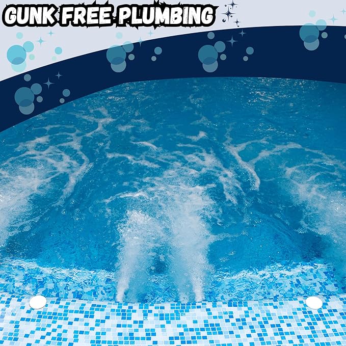 AhhSome Jetted Tub &amp Hot Tub Cleaner Powerful Spa Bath Cleaning Solution for Jacuzzis &amp Whirlpools 1 Gallon (64 Treatments) Professional Grade Septic Safe Solution for Hot Tubs Made in USA
