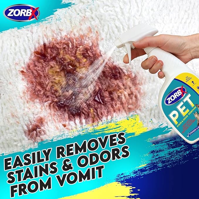 ZORBX Rapid Acting Odor Remover Bundle – Includes Multipurpose Odor Remover Value Pack (2Oz +16Oz +32Oz) &amp Dual Action Pet Stain Remover &amp Odor Eliminator Spray (24 Oz)
