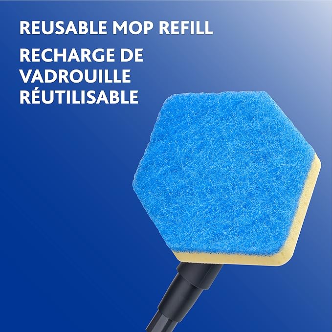 Vileda Bath Magic Bathroom and Tub Mop | Multisurface Cleaning Mop | Safe to Use on Tile Glass Ceramic Bathtub Shower Surfaces
