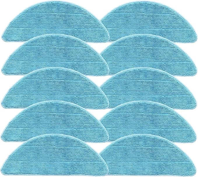 Mop Cloth Kit Replacement Compatible for ILIFE G9/G9PRO/V9/V9PRO Robot Mop Pad Vacuum Cleaner Parts Sweeper Accessories(10 Pack)