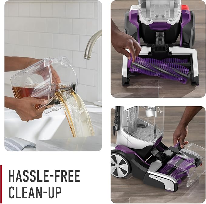 Hoover SmartWash Pet Automatic Carpet Cleaner Machine with Spot Chaser Wand Deep Cleaning Carpet Shampooer Machine Pair with a Hoover Cleaner Solution for a Bright Refreshed Home