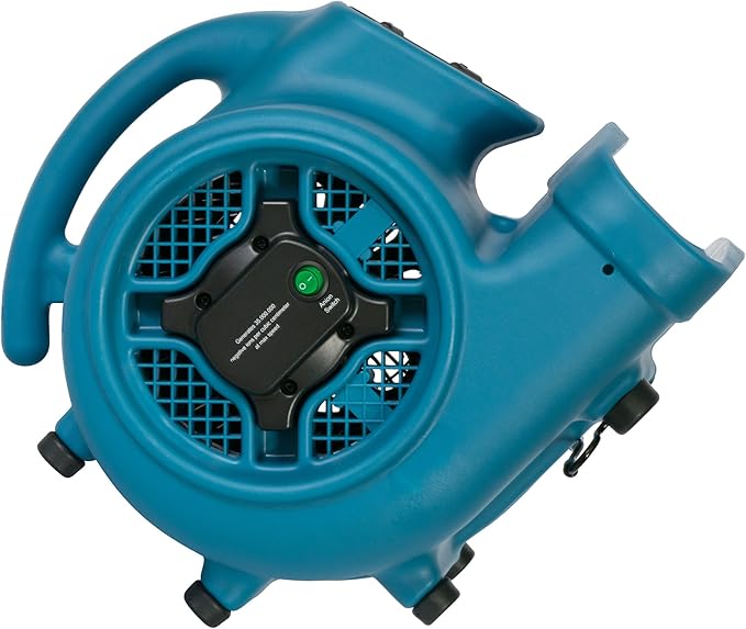 XPOWER P-450NT Freshen Aire 1/3 HP Scented Air Mover with Ionizer Timer &amp Freshener Beads Refill (Fresh Breez 8 oz)