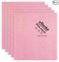 Vileda Professional | PVA Microfiber Cloth Red | All Purpose Cleaning Shammy | Synthetic Chamois Towel | Smooth &amp Absorbent Materials | 5 Pack
