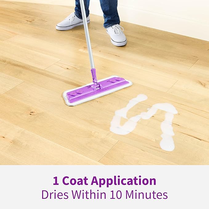 Rejuvenate Shine Refresher Floor Polish Covers Smudges Protects And Boosts Shine On Sealed Hardwood Laminate Vinyl And Tile 1 Gallon