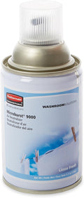 Rubbermaid Commercial Tc Microburst 9000 Air Freshener Refill Linen Fresh 5.3 Oz Aerosol Spray 4/carton