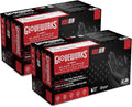 GLOVEWORKS Green Nitrile Gloves 8 Mil Disposable Heavy Duty Raised Diamond Texture Latex Free Industrial Mechanic Glove