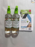 Homebright All Purpose Cleaner Citrus Mist (2 Pack) with Multi Purpose Cloth