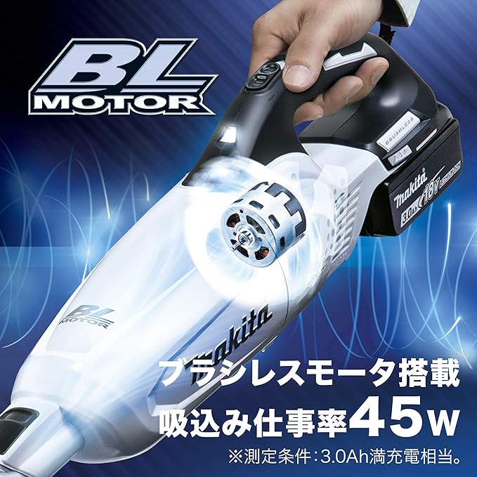 Makita CL280FDZC Cordless Vacuum Cleaner Blue Capsule Type &amp Cyclone 18 V Battery Charger Sold Separately