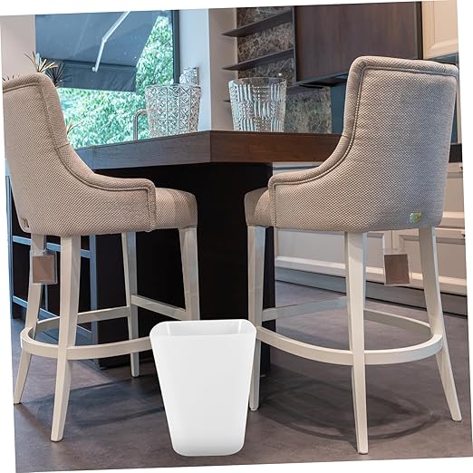 Luxshiny Sturdy Plastic Waste Basket Large Trash Bin for Bedroom Litter Trash Can Waste Bins
