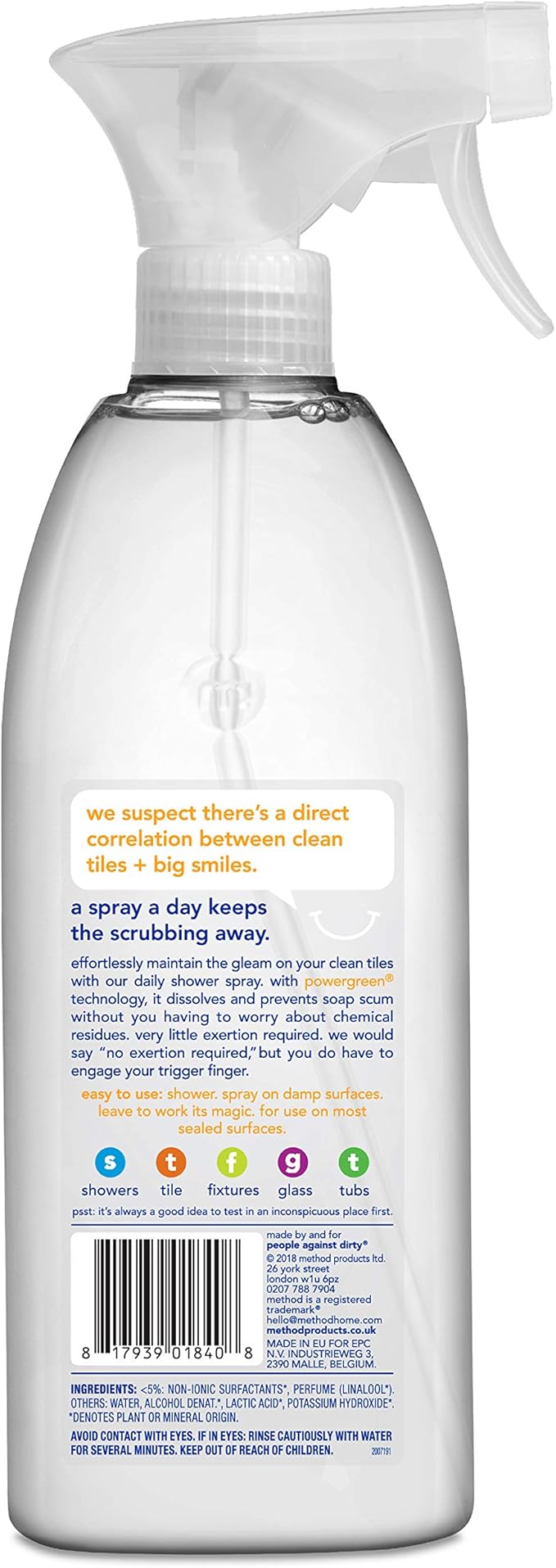 Method Shower Cleaner Passion Fruit 828 ml