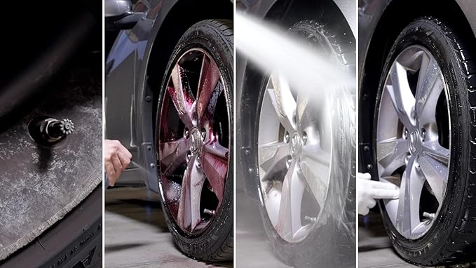 Chem-X Witch’s Brew Iron and Rust Remover 4X Strength Removes Brake Dust Rail Dust Iron Particles and Rust Stains Color Changing Formula Safe on Paint Wheels Trim and Glass - 4g