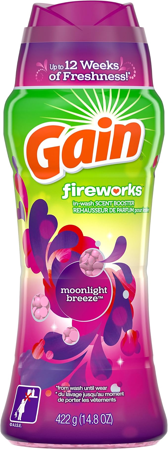 Gain Fireworks in-Wash Scent Booster Beads Moonlight Breeze 14.8 Ounce