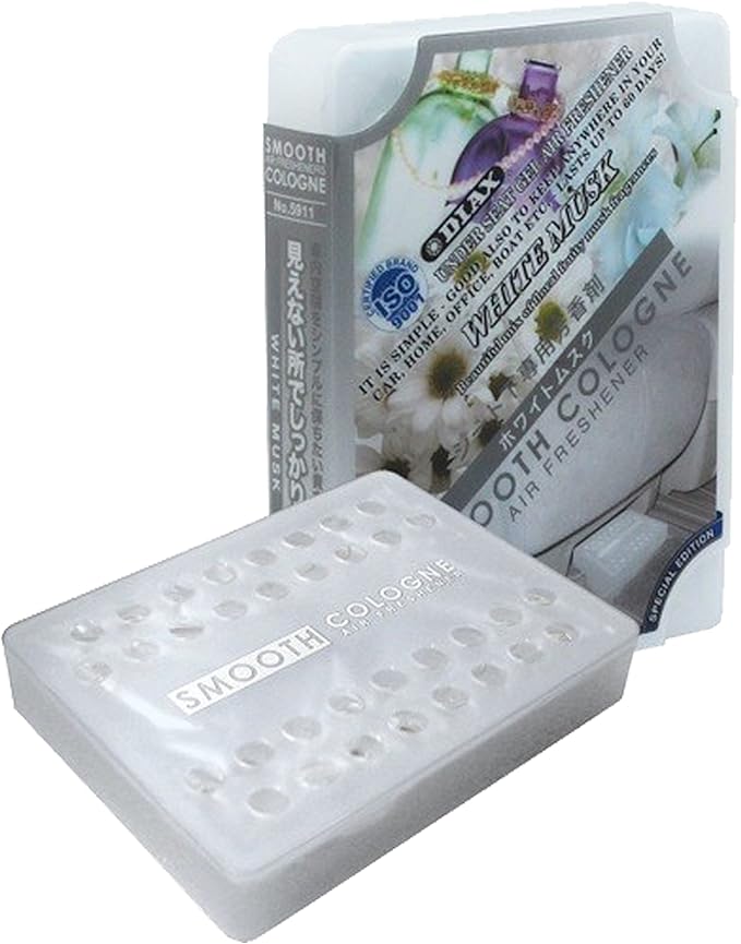 6-pack Home/office/Car/auto Smooth Cologne White Musk Scent Luxury Air Freshener JDM Genuine Diax Japan